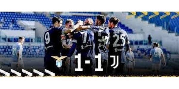 Juventus speelde 1-1 gelijk met S.S. Lazio